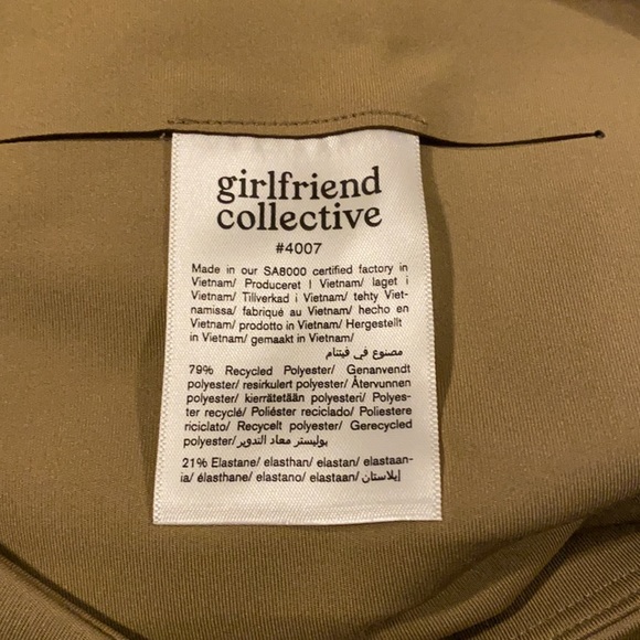 Girlfriend Collective Sand High Rise Leggings NWT - Picture 3 of 3